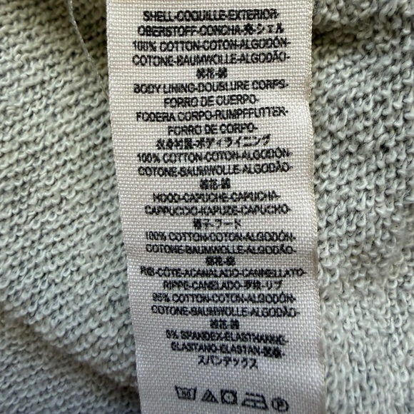 Free People Distressed Denim Jacket w/ Hoodie Insert – Size S - Picture 4 of 5